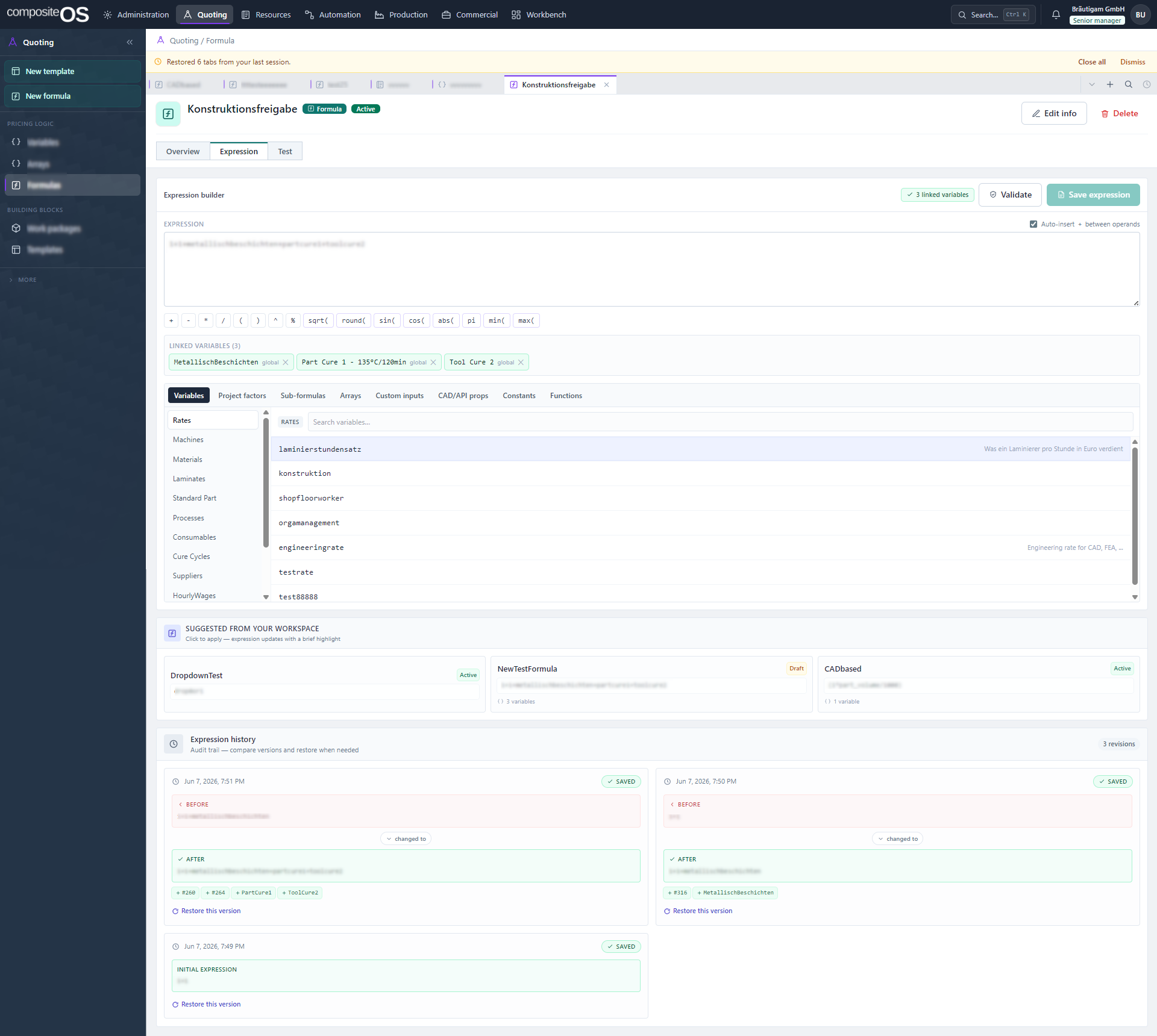Quoting, Scheduling, Shopfloor Management all from one place: compositeOS
